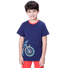 Load image into Gallery viewer, KID1234 Boys T-Shirts Tee Shirts School Short Sleeve Crew Neck Cotton Kids Tops Clothes
