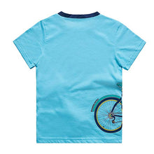 Load image into Gallery viewer, KID1234 Boys T-Shirts Tee Shirts School Short Sleeve Crew Neck Cotton Kids Tops Clothes