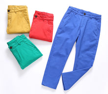 Load image into Gallery viewer, KID1234 Boys Pants - Boys Chino Pants,Adjustable Waist Pants Boys 4-12 Years,6 Colors to Choose,Best Family Dinner