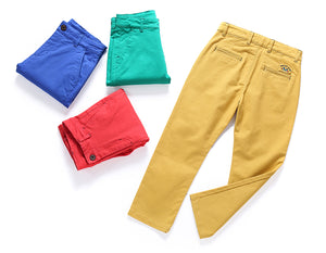 KID1234 Boys Pants - Boys Chino Pants,Adjustable Waist Pants Boys 4-12 Years,6 Colors to Choose,Best Family Dinner