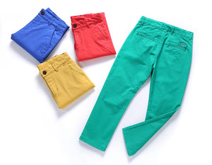KID1234 Boys Pants - Boys Chino Pants,Adjustable Waist Pants Boys 4-12 Years,6 Colors to Choose,Best Family Dinner