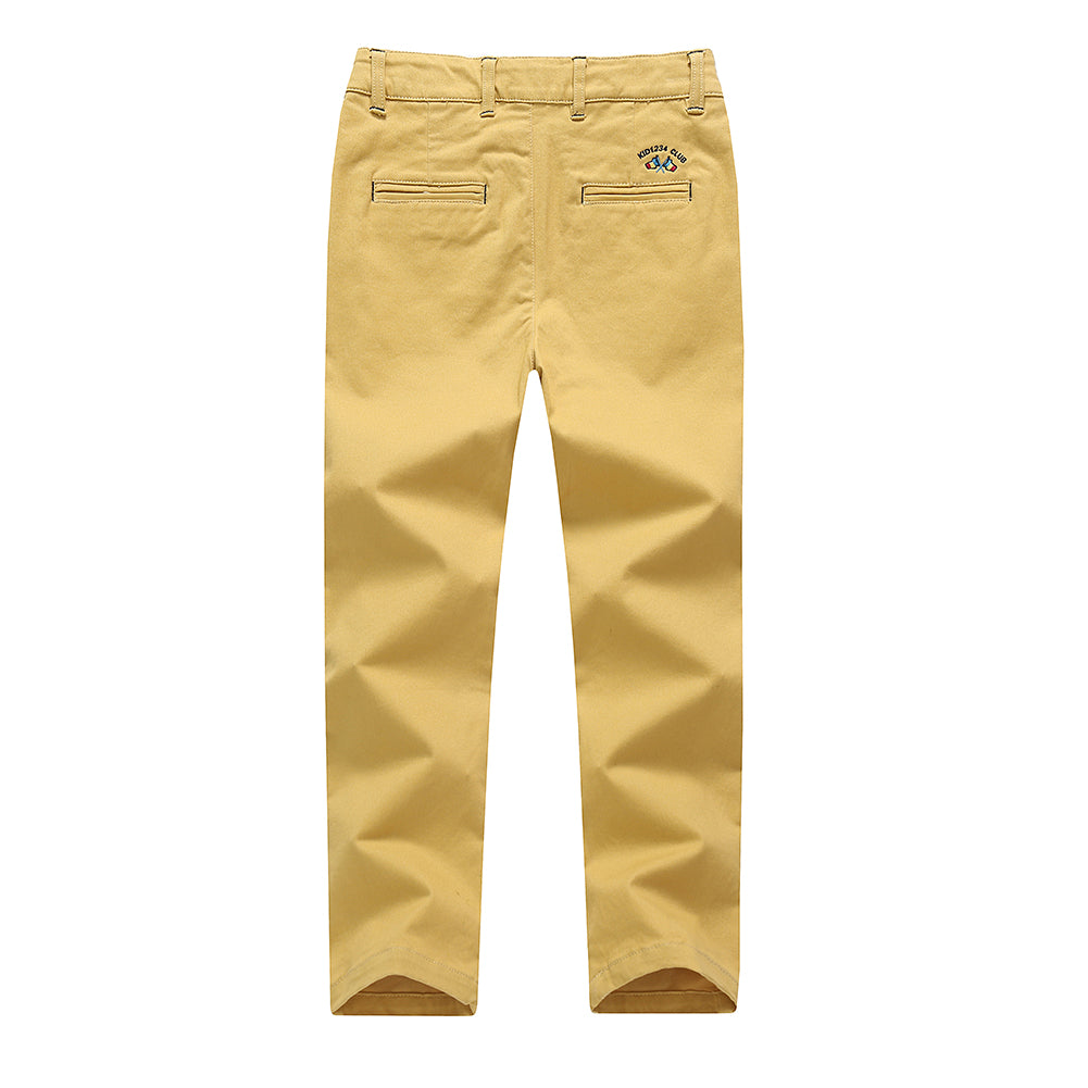 Buy Ed-a-Mamma Kids Beige Solid Trousers for Boys Clothing Online @ Tata  CLiQ
